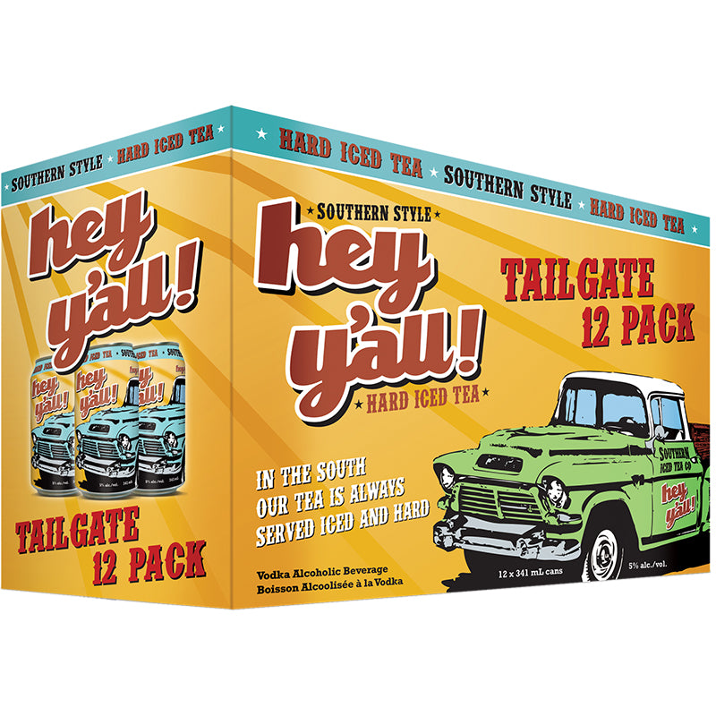 Hey Y'All Original Hard Iced Tea 12 Cans