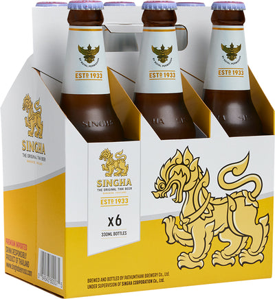 Singha Thai Lager 6 Bottles
