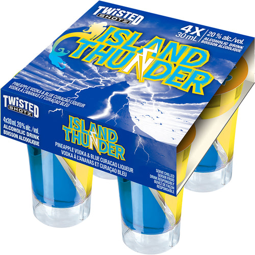 Twisted Shotz Island Thunder 4 Pack