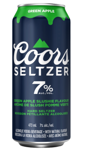 Coors Seltzer Green Apple Slushie 473ml