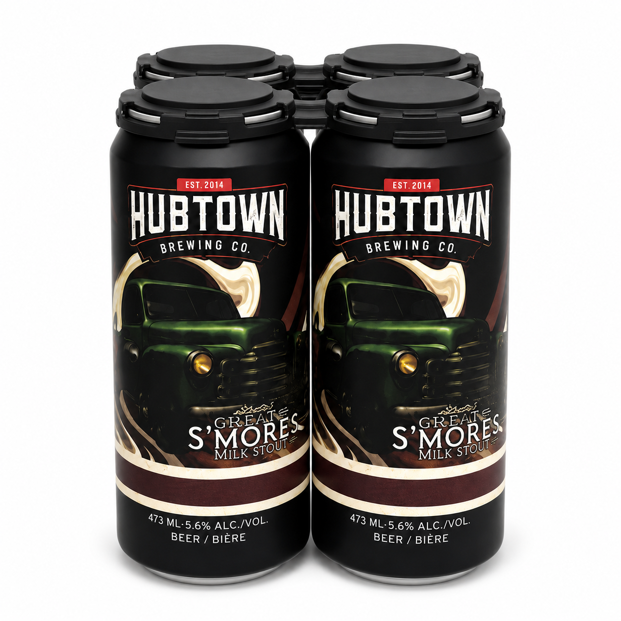 Hubtown Brewing Great Out S'mores Milk Stout 4 Cans