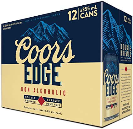 Coors Edge Non Alcoholic 12x355mL