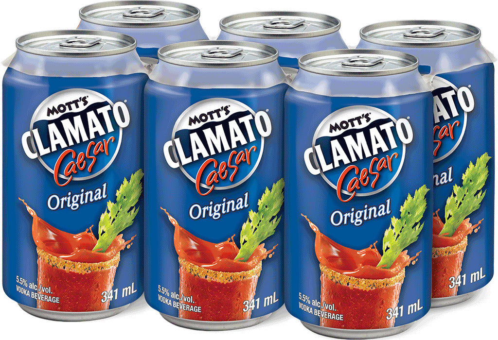 Mott'S Clamato Caesar Original 6 Cans