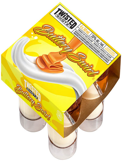 Twisted Shotz Buttery Swirl 4x30ml