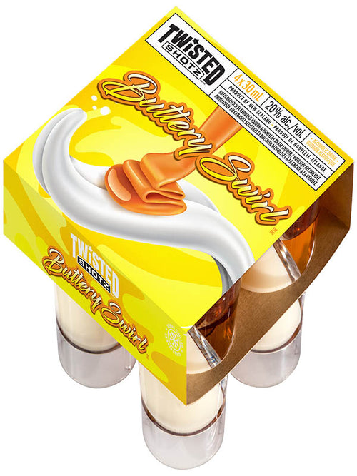 Twisted Shotz Buttery Swirl 4x30ml