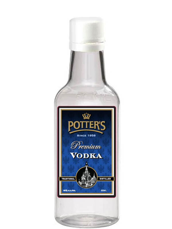 Potters Premium Vodka 50ml