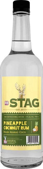 Stag Pineapple Coconut Rum 750mL