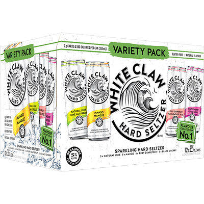 White Claw Variety Pack 12 Cans