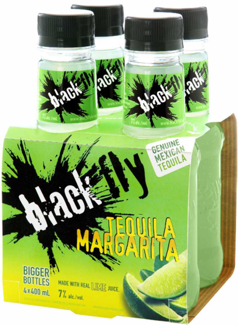 Black Fly Tequila Margarita 4 Bottles
