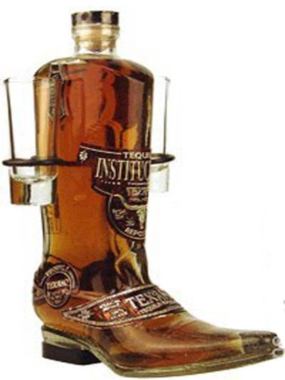 Cowboy Boot Tequila With Stand 750ml