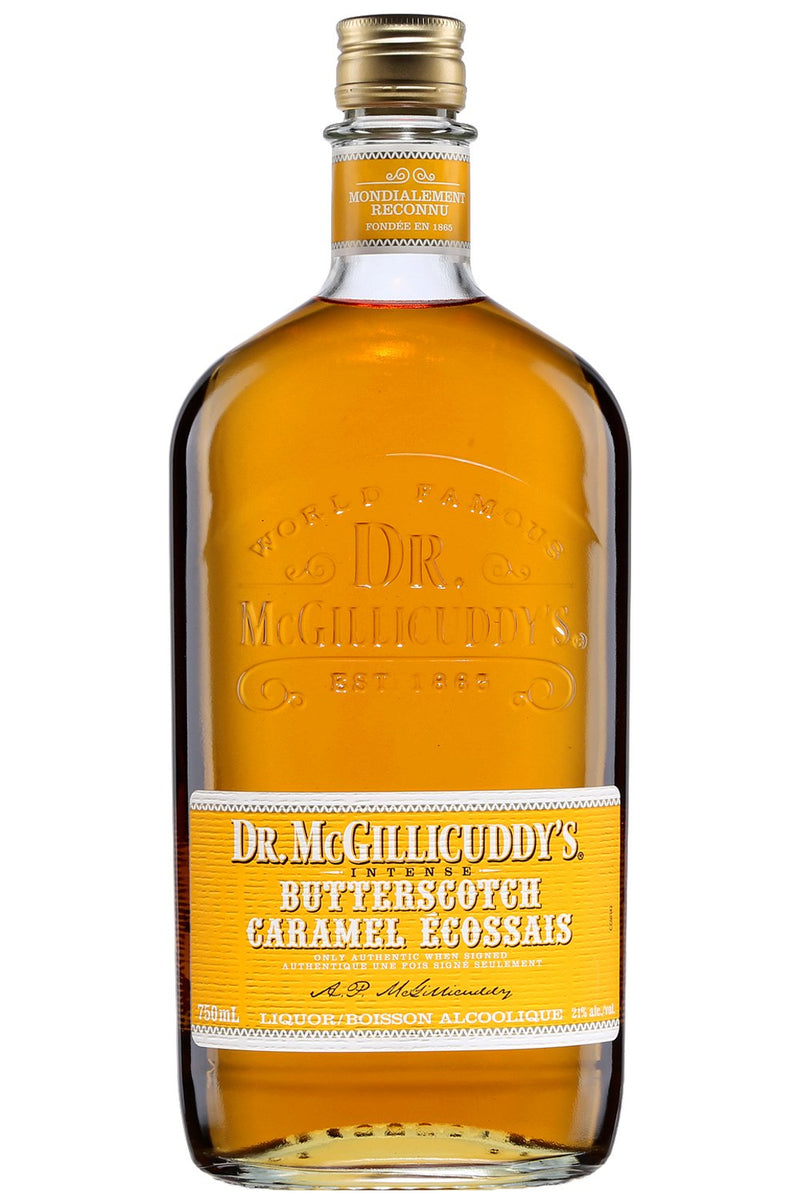 Dr Mcgillicuddy'S Butterscotch Schnapps 750ml