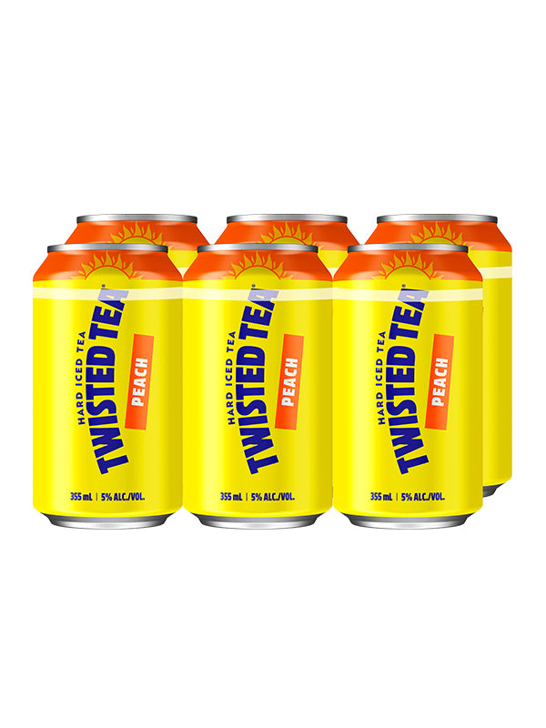 Twisted Tea Peach Iced Tea 6 Cans