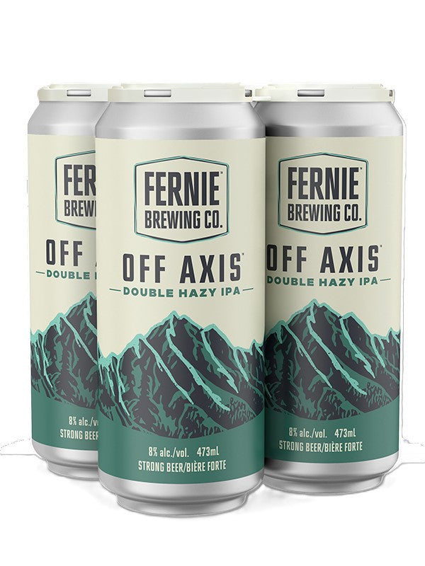 Fernie Brewing Off Axis Double IPA 4 Cans