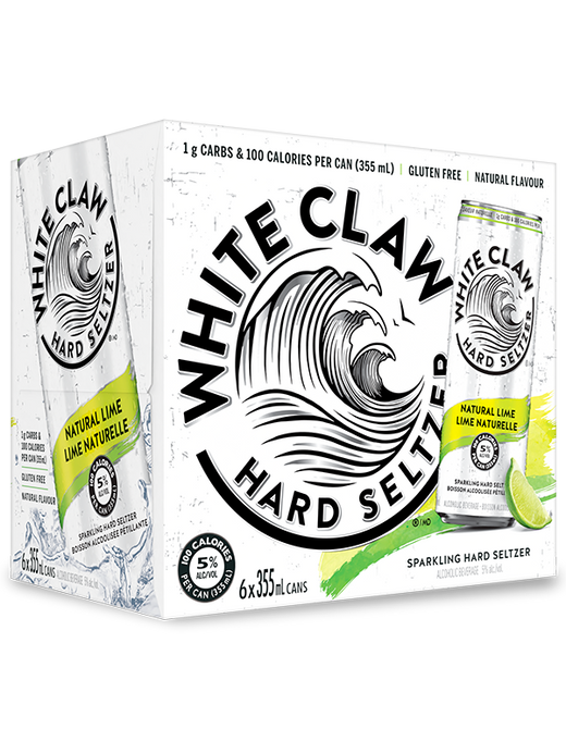 White Claw Natural Lime 6 Cans     Cans
