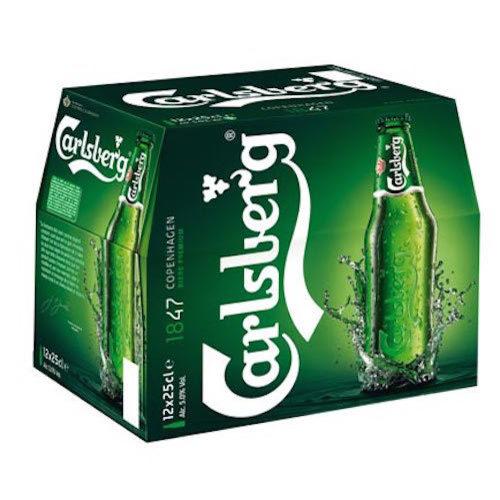 Carlsberg Pilsner 12x330ml Bottle Lopro 12 Bottle