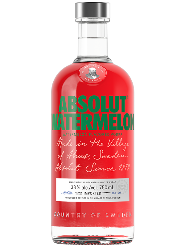 Absolut Watermelon Vodka 750ml