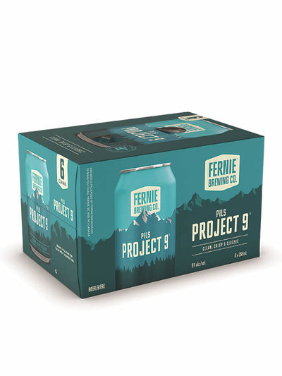 Fernie Brewing Project 9 Pilsner 6 Cans