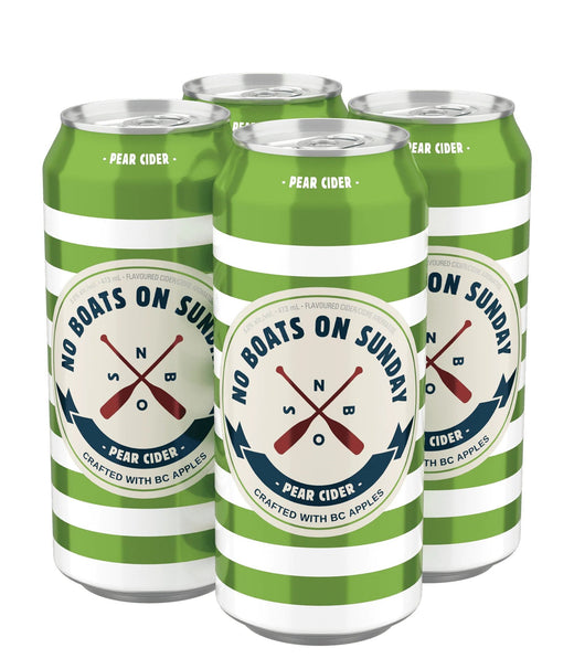 No Boats On Sunday Pear Cider 4 Cans