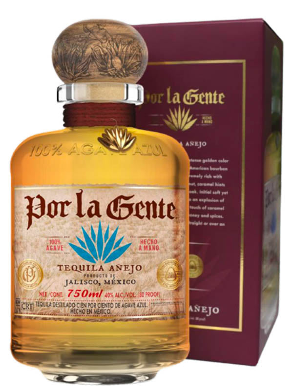 Por La Gente Tequila Anejo 750ml
