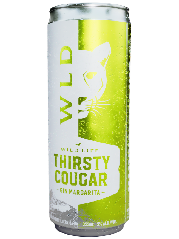 Wild Life Distillery Thirsty Cougar Gin Margarita 4 Cans