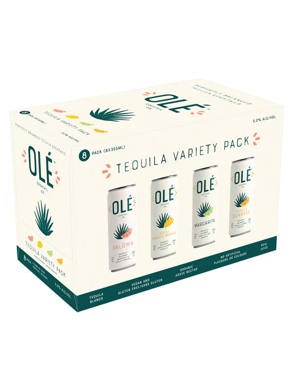 Ole Tequila Variety Pack 8x355mL
