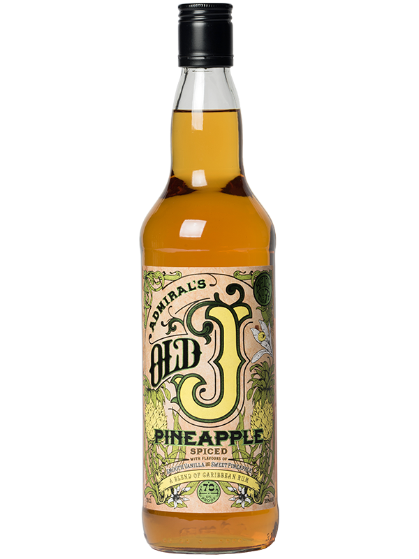 Admiral's Old J Pineapple Spiced Rum 750ml