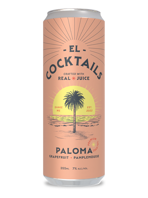 El Cocktail  Paloma 4 Cans
