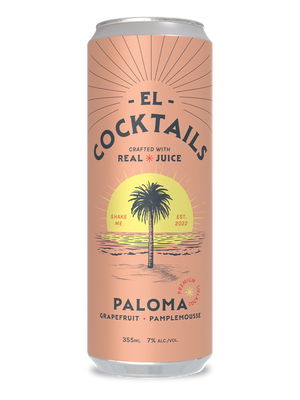 El Cocktail  Paloma 4 Cans