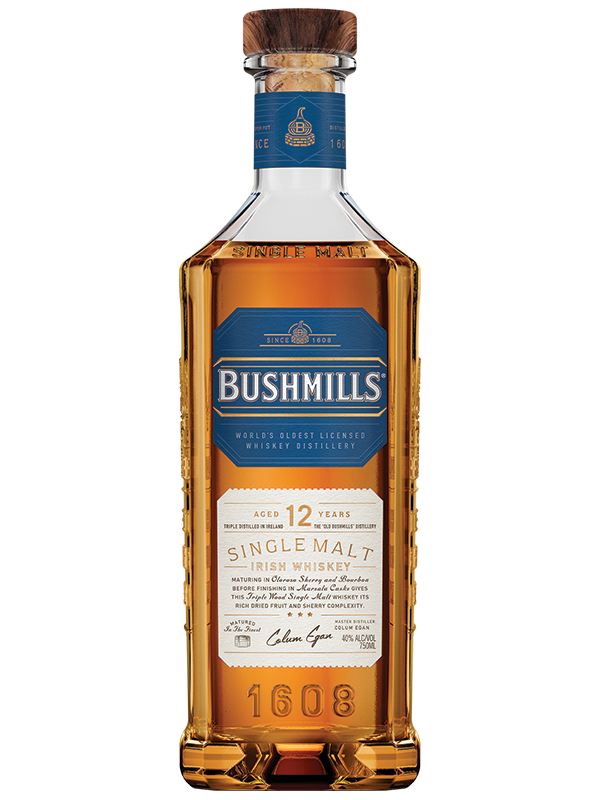 Bushmills 12 Year Old Irish Whiskey 750mL