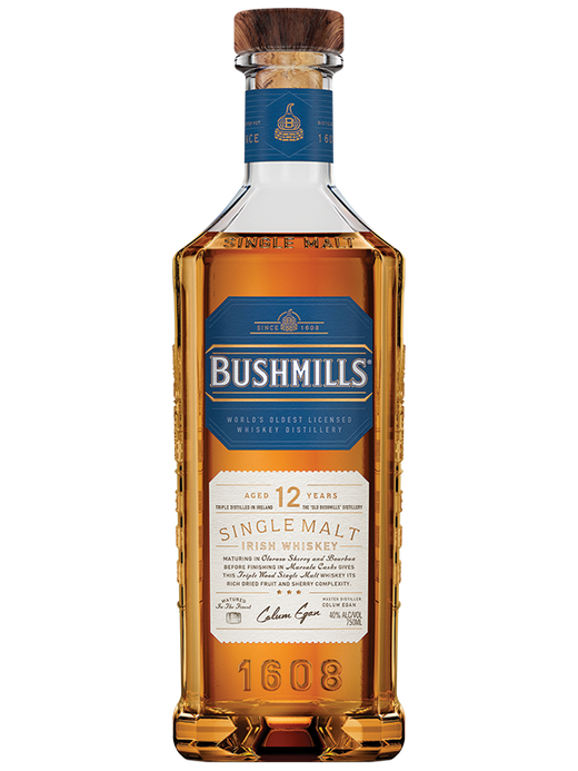 Bushmills 12 Year Old Irish Whiskey 750ml