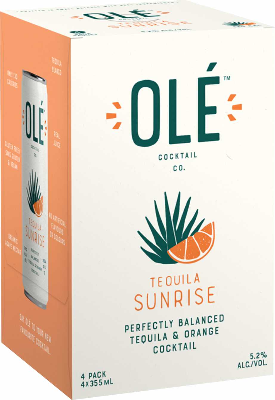 Ole Tequila Sunrise 4x355mL