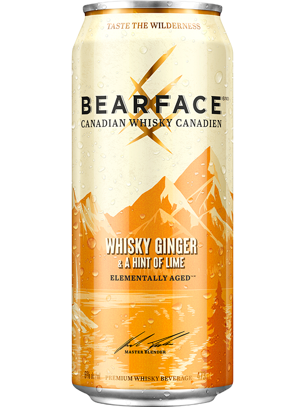 Bearface Whisky Ginger & Lime 473ml