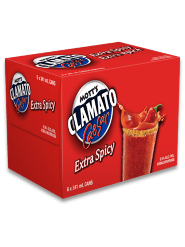 Mott'S Caesar Extra Spicy 6x341mL
