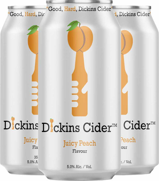 Dickins Cider Juicy Peach 4x473ml