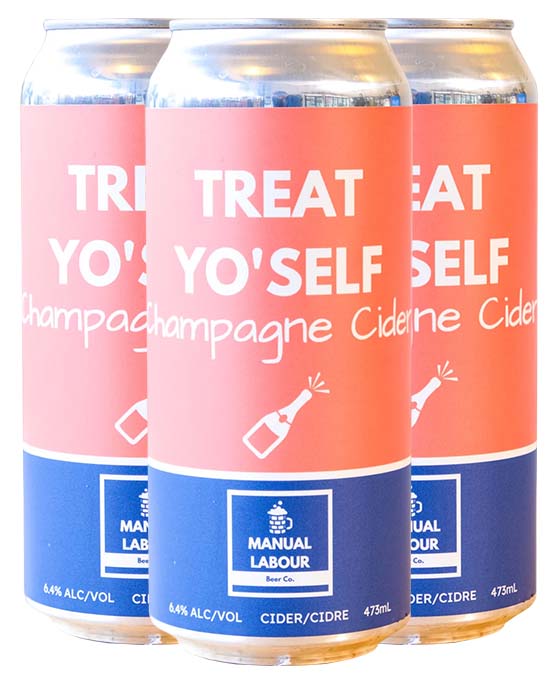 Manual Treat Yo' Self Champagne Cider 4x473ml