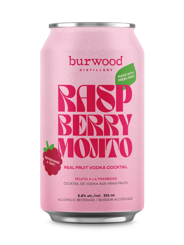 Burwood Raspberry Mojito 4x355mL