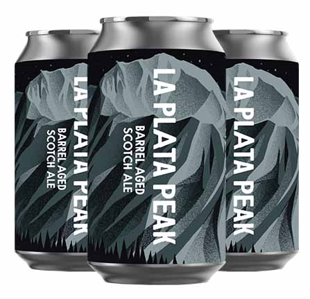 Born Brewing Peak Barrel Aged Scotch Ale 4 Cans