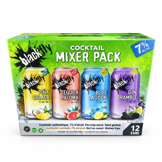 Black Fly Classic Cocktail Mixer 2.0 12 Cans