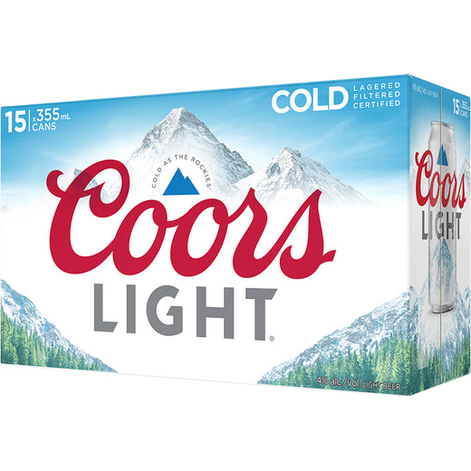 Coors Light 15 Cans