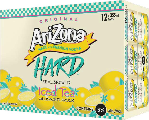 Arizona Hard Iced Lemon 12x355mL