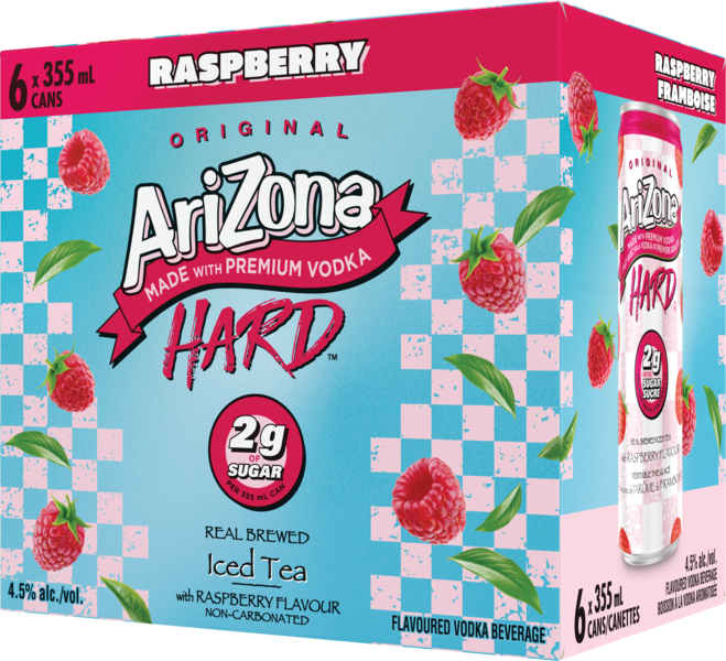 Arizona Hard Iced Tea 2G Raspberry 6 Cans – Parkside Liquor Beer & Wine