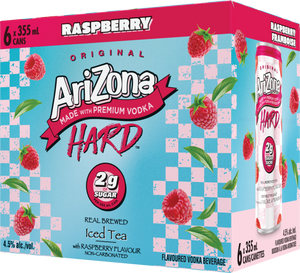 Arizona Hard Iced Tea 2G Raspberry 6 Cans