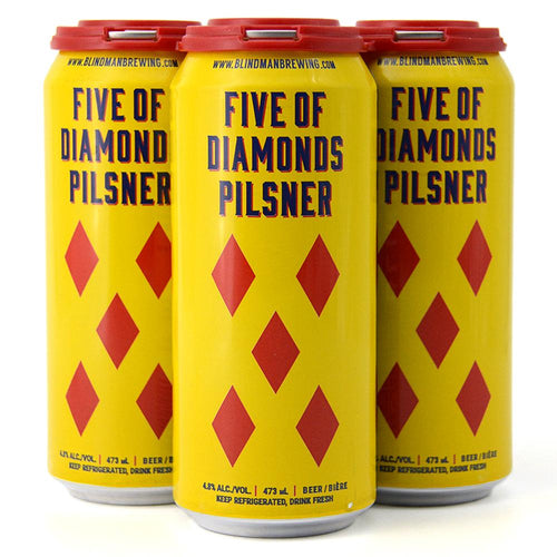 Blindman Five of Diamonds Pilsner 4 Cans
