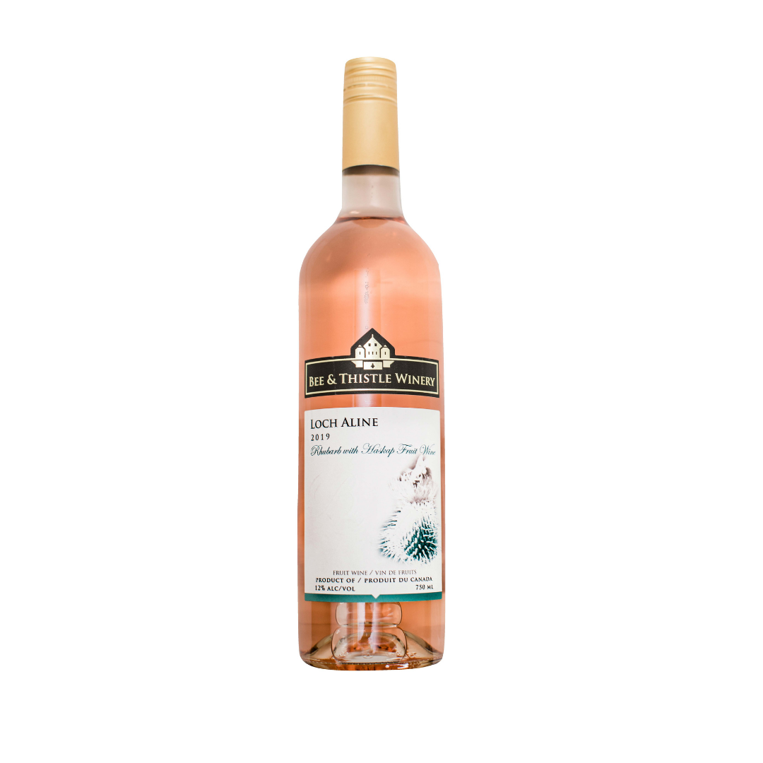 Loch Aline Rhubarb Haskap Fruit Wine 750mL