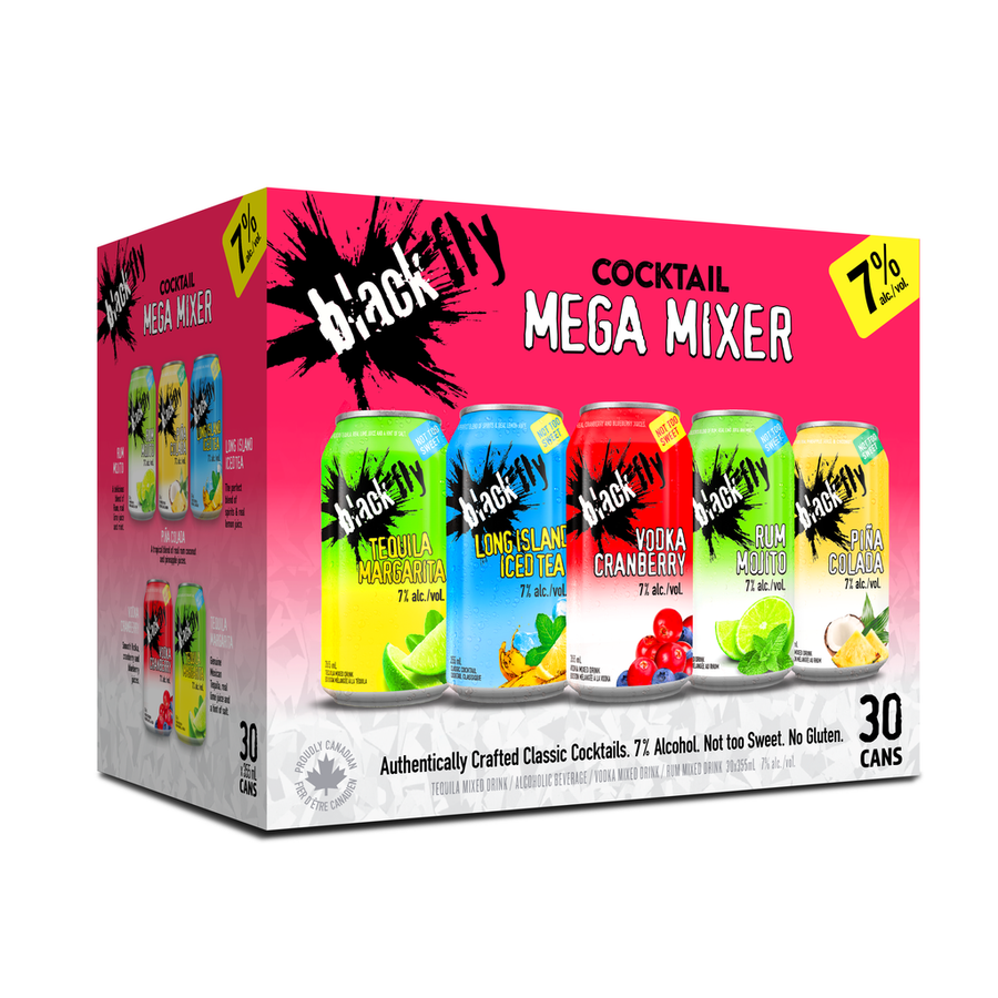Black Fly Cocktail Mega Mixer Pack 30cans – Parkside Liquor Beer