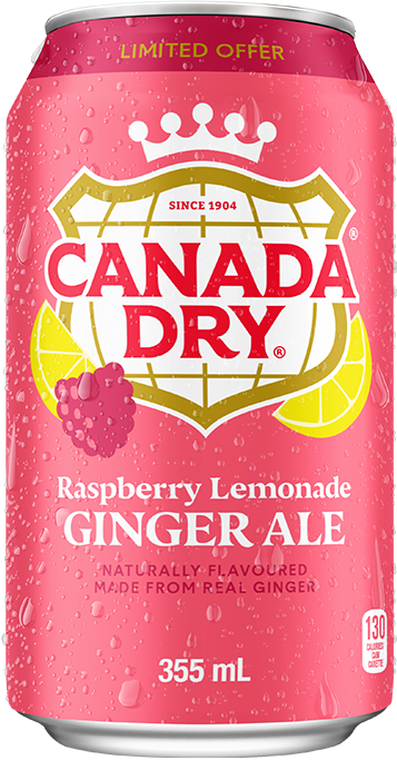 Canada Dry Raspberry Lemonade Gingerale 355 ml
