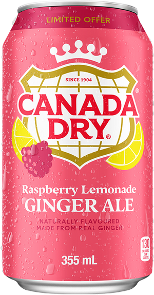 Canada Dry Raspberry Gingerale Lemonade 355ml