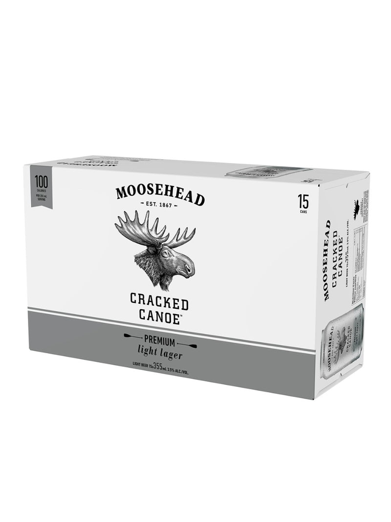 Moosehead Cracked Canoe 15 Cans