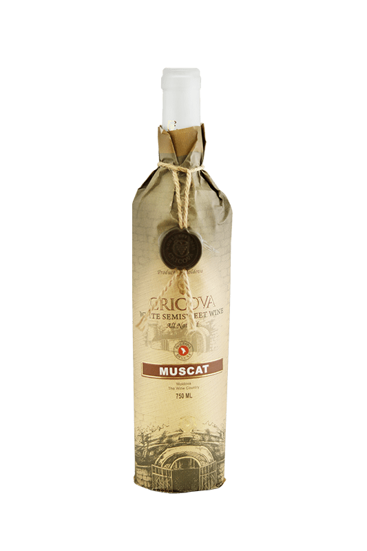 Cricova Paper Wrap Muscat 750mL