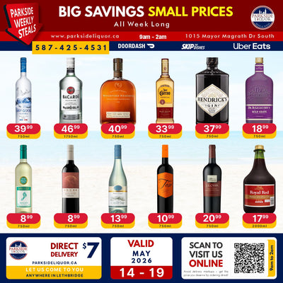 Parkside Liquor Lethbridge Weekly Flyer